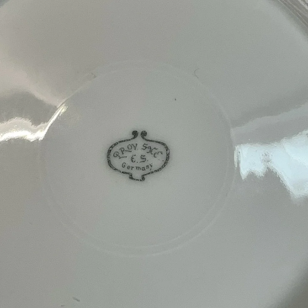 Antique Prov Saxe ES Germany Serving Bowl 10